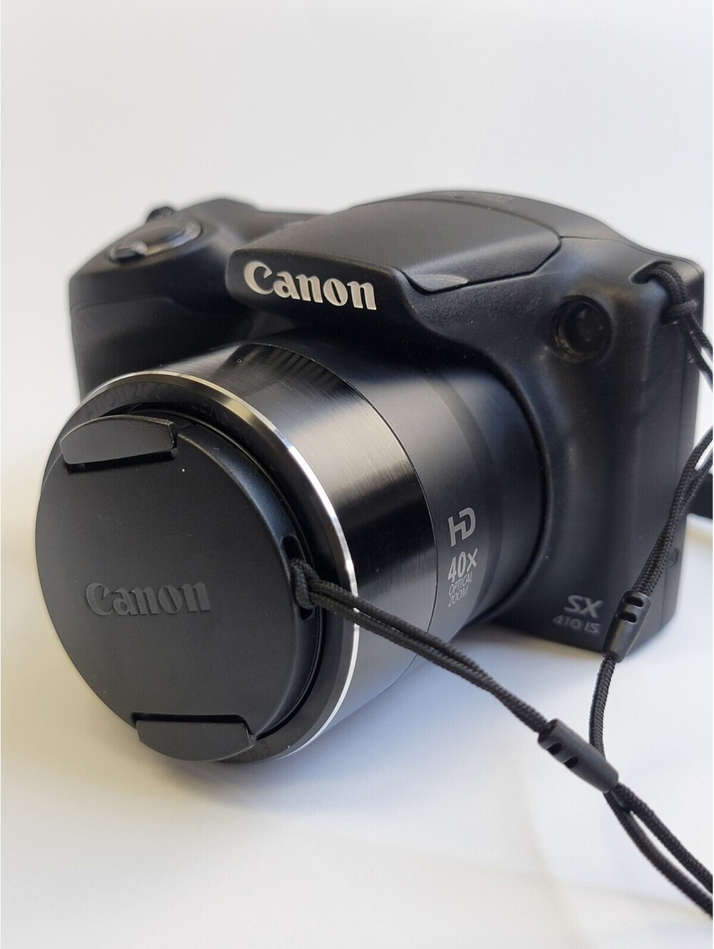 Canon PowerShot SX410IS Black Digital Camera (Empty Pixels Line In Photos)
